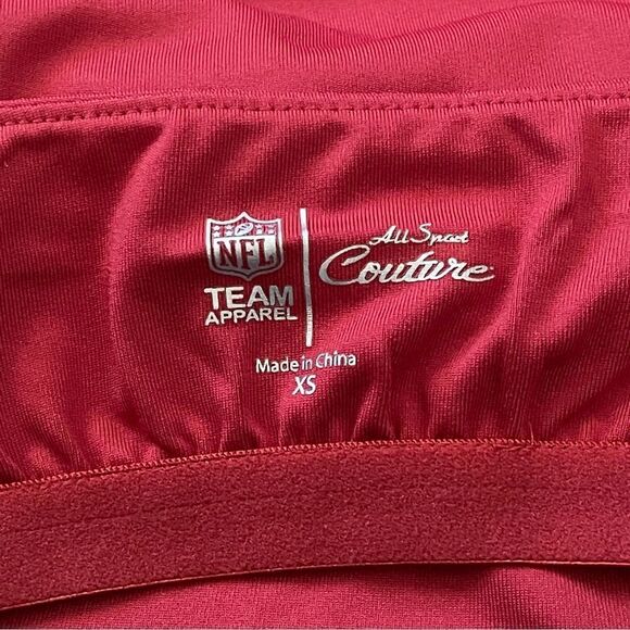 NFL All Sport Couture Red Atlanta Falcons Sports First Down Halter Top SZ XS NWT - Picture 5 of 11